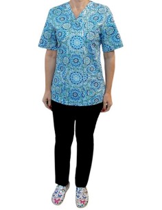 Costum anchior dama BLUE INDIA bumbac 2