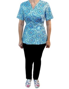 Costum kimono bumbac BLUE INDIA 2