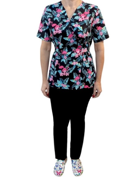 Halat kimono bumbac PINK FLAMINGO Halat kimono bumbac PINK FLAMINGO