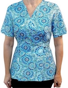 Halat kimono bumbac BLUE INDIA