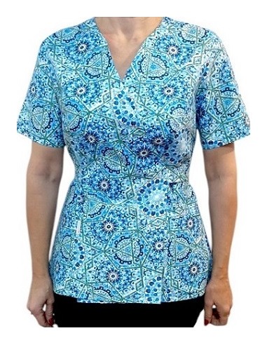 Halat kimono bumbac BLUE INDIA