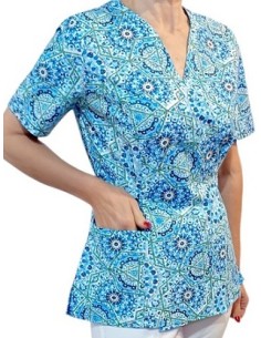 Halat kimono bumbac BLUE INDIA 2