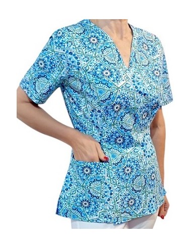 Halat kimono bumbac BLUE INDIA