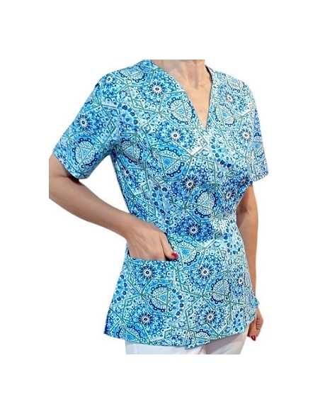 Halat kimono bumbac BLUE INDIA Halat kimono bumbac BLUE INDIA