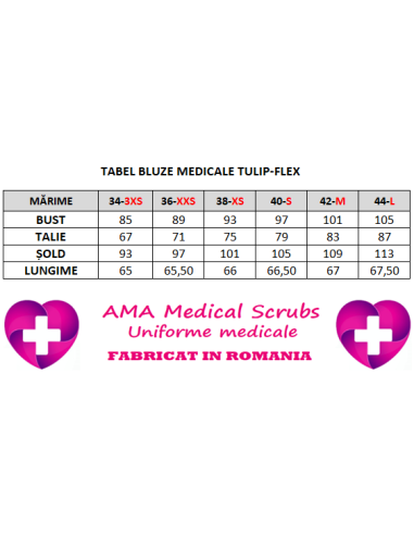 Halat medical alb petrecut basc, din tercot elastic