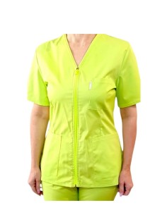 Halat dama cu fermoar lime din tercot premium