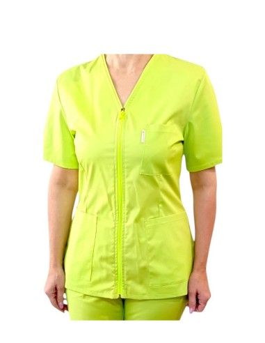 Halat dama cu fermoar lime din tercot premium