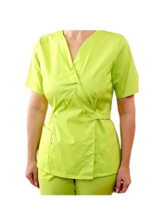 Costum medical Kimono Kimo-Confort Lime Uni-H pentru femei