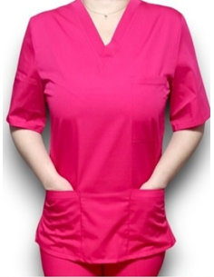 Halat medical ciclam cu anchior, din tercot elastic