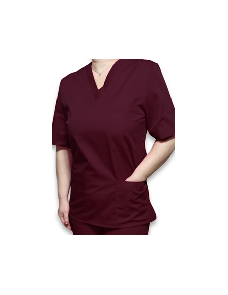 Halat medical grena cu anchior, din tercot Halat medical grena cu anchior, din tercot