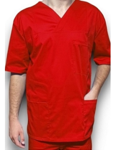 Halat medical barbatesc, cu anchior, din tercot elastic rosu 2