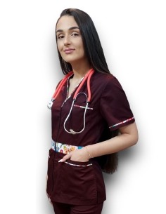 Halat medical grena cu fermoar 2