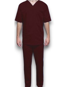 Costum medical barbatesc, cu anchior, din tercot grena 2