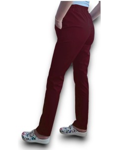 Pantaloni uniforma medicala, din tercot grena 2