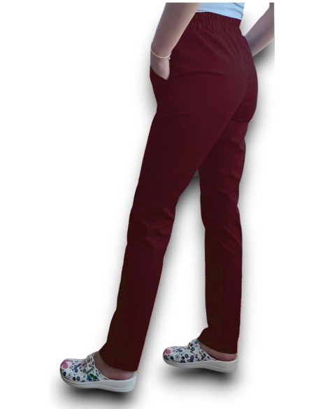 Pantaloni uniforma medicala grena Pantaloni uniforma medicala grena