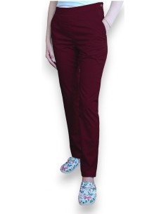 Pantaloni uniforma medicala, din tercot grena 2