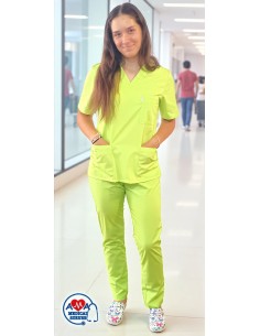 Costum medical verde lime 2