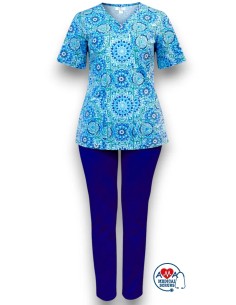 uniforma medicala cu bluza anchior bumbac