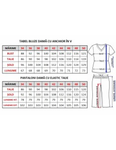 uniforma medicala cu bluza anchior bumbac 2