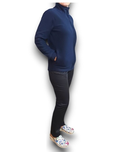 Jacheta medicala bleumarin din micropolar calduros Warm Fleece Jacheta medicala bleumarin din micropolar calduros Warm Fleece