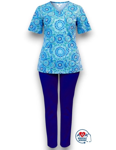 Bluza bumbac imprimat cu anchior Blue India Bluza bumbac imprimat cu anchior Blue India